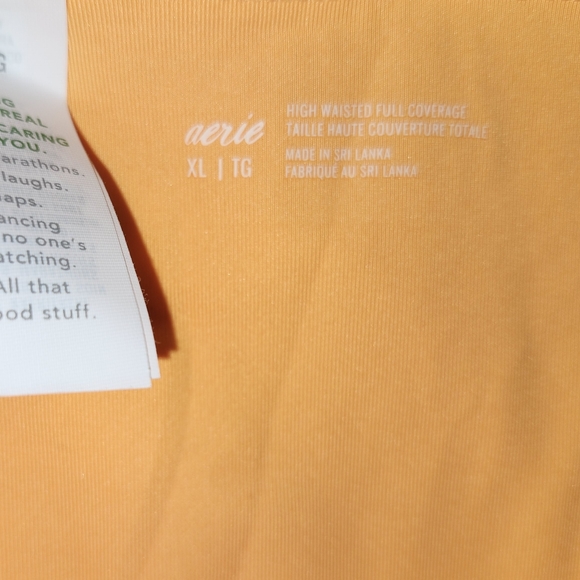 NWT Aerie 3 Pieces Ribbed Ruffled Swim Colorful XL - Picture 7 of 7